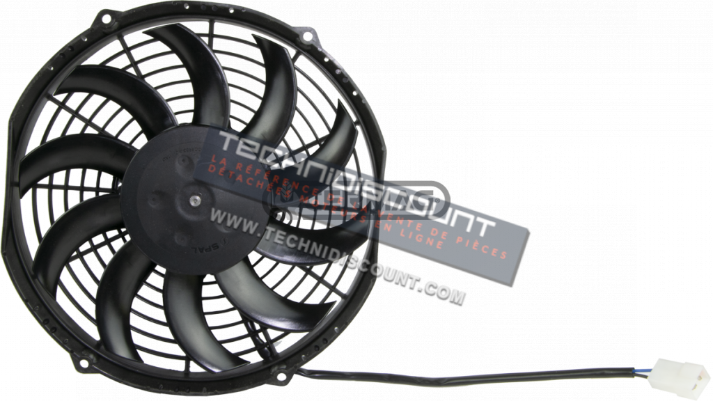 Ventilateur aspirant electrique 12V - Diametre externe Ø284,50mm - Ref. 05368 SPAL VA11-AP7/C57A OEM 0.010.2545.2 ; 001025452 ; 0.010.2526.2 ; 001025462 DEUTZ HURLIMANN LAMBORGHINI MASSEY FERGUSON SAME