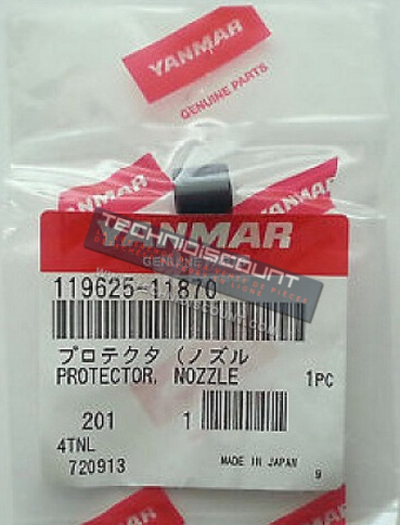 Protection Injecteur YANMAR 119625-11870 - YANMAR 4TNL - PROTECTOR, NOZZLE