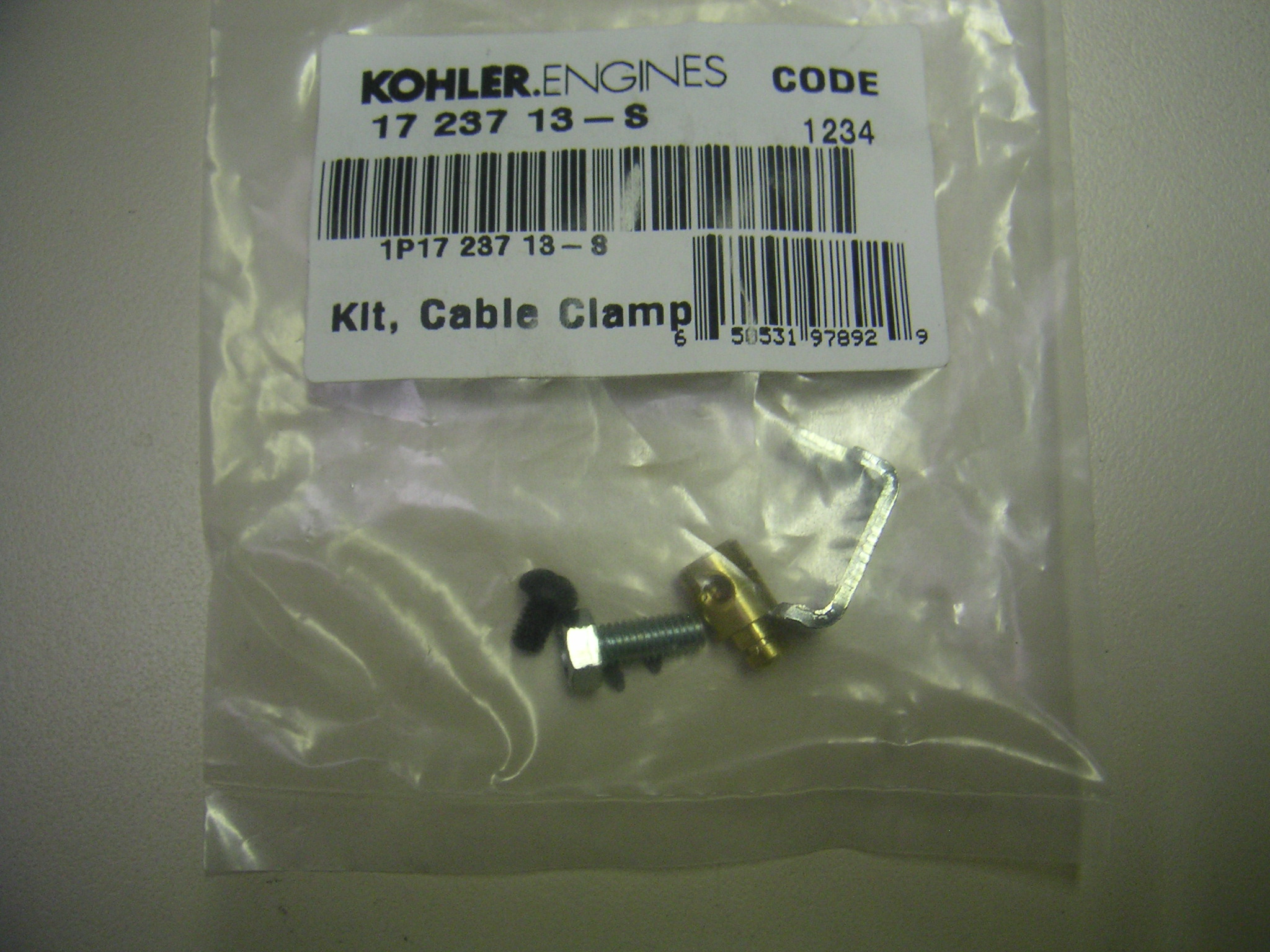 Kit cable clamp kohler.engines 17 237 13s kohler ch260 ch395 ch440