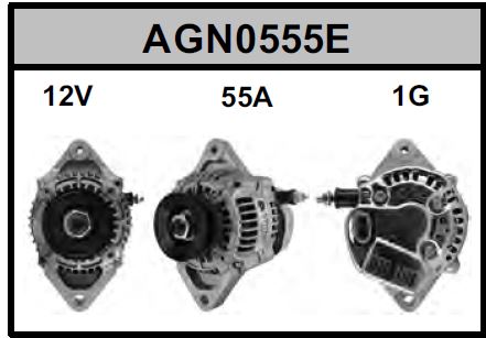 Alternateur 12V 135A Réf. AGN36255 ADI compatible sur plusieurs matériels